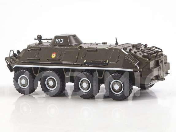 Наши Танки №33, БТР-60ПБ Наши Танки (MODIMIO) в масштабе 1:43, фото 10